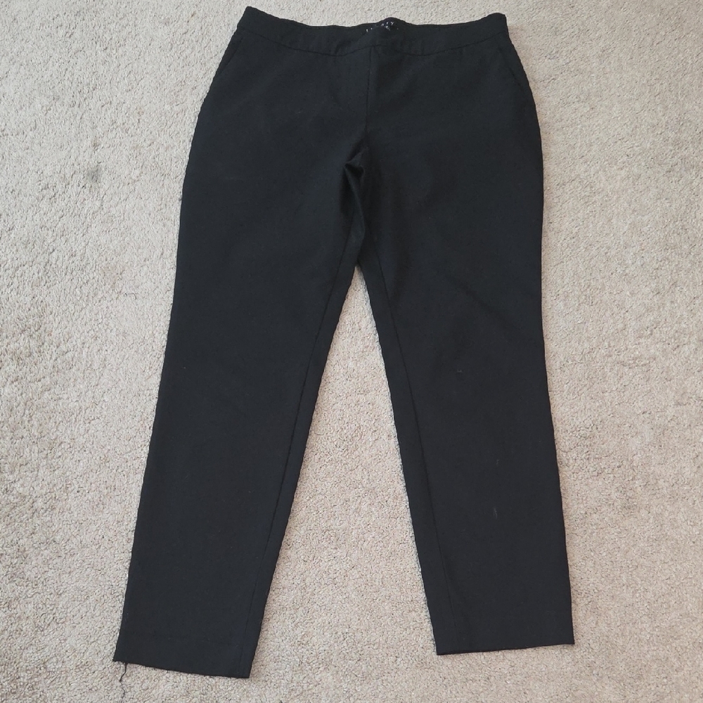 Theory Black Cropped Pants